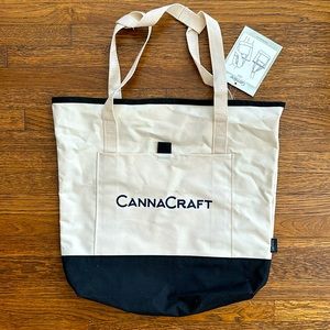 Gemline Convertible Tote and Backpack in Cream Canvas